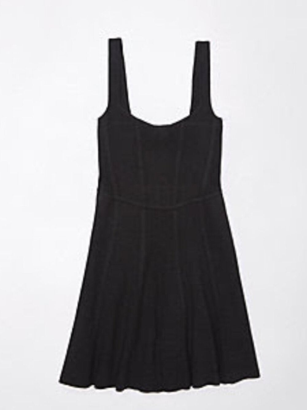 AE Ribbed Corset Dress - sweater-like material